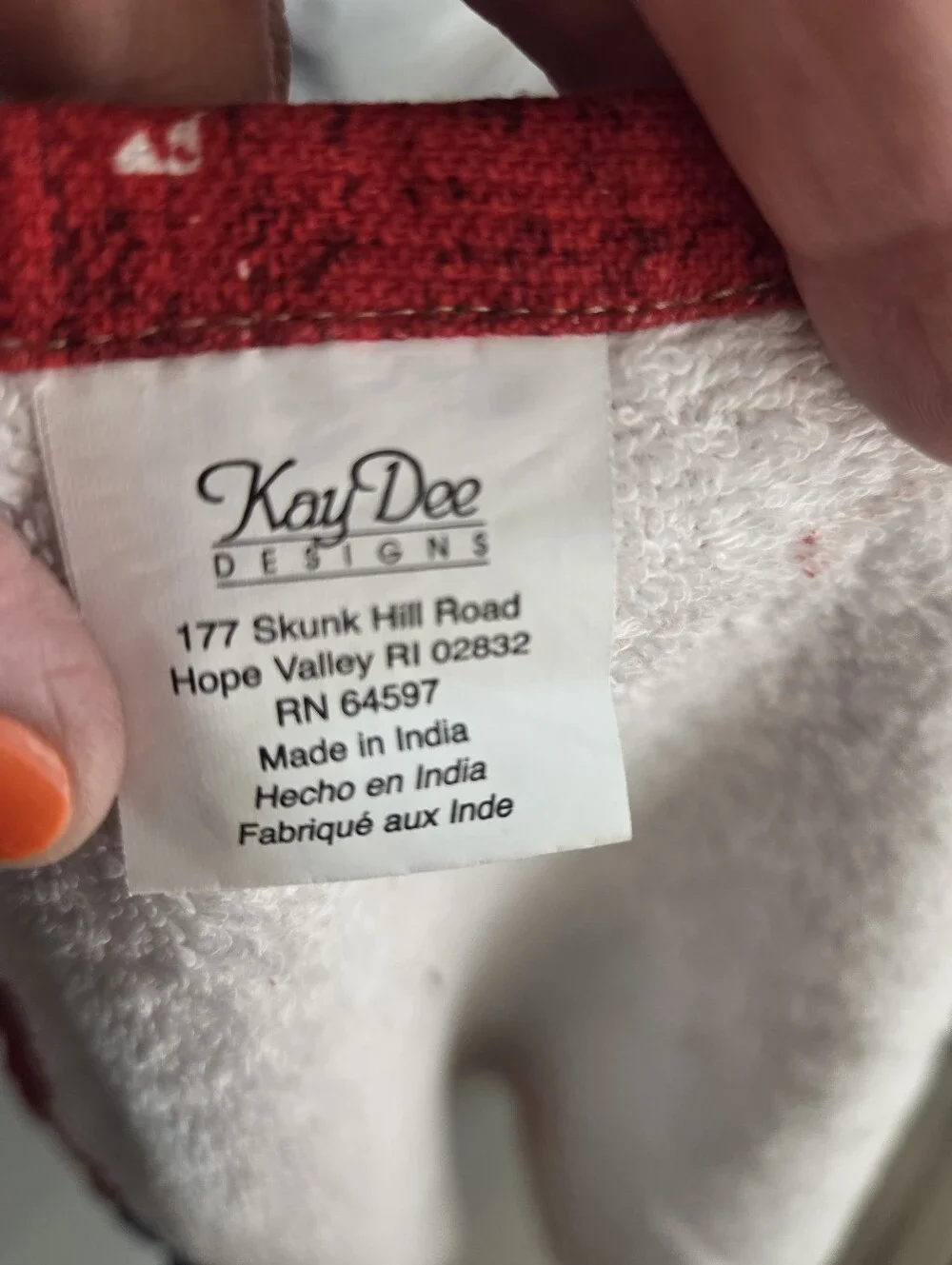 Kay Dee Designs Texas Flag Star Red White Blue Kitchen Hand Towel Patriotic